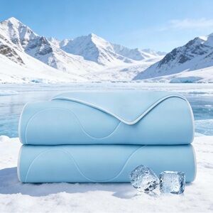 New. HLLBLL® Cooling Comforter – Lightweight All-Season Blanket size 68”x90”